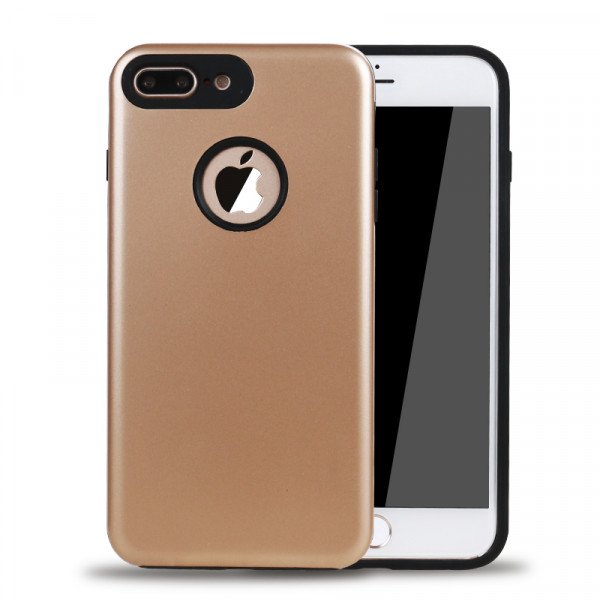 Wholesale iPhone 7 Plus Tough Armor Hybrid Case (Champagne Gold)